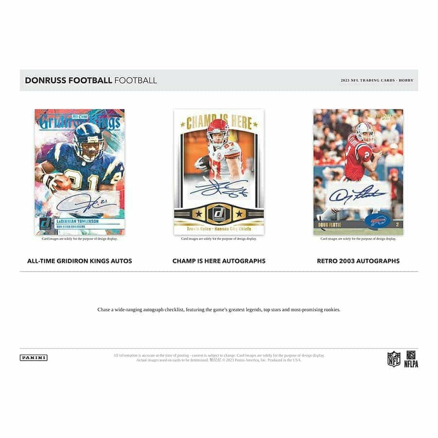2023 Panini Donruss NFL Football Hobby Box Fashion