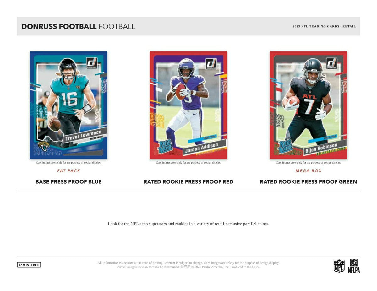 2023 Panini Donruss NFL Football Blaster Box Lifestyle