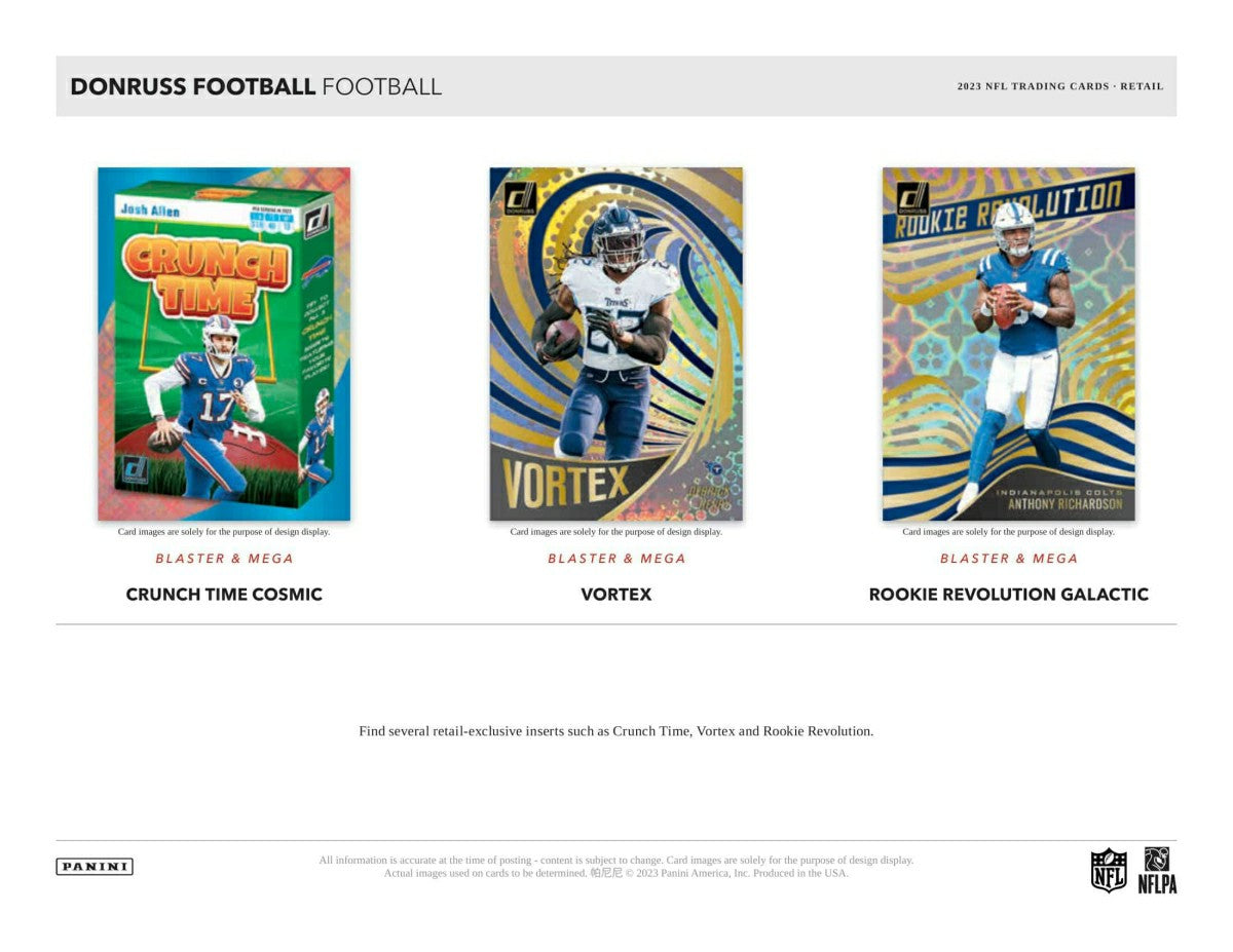 2023 Panini Donruss NFL Football Blaster Box Lifestyle