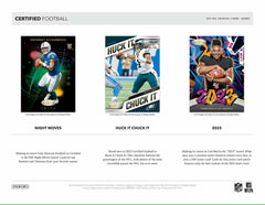 2023 Panini Certified NFL Football Hobby Box Taass US