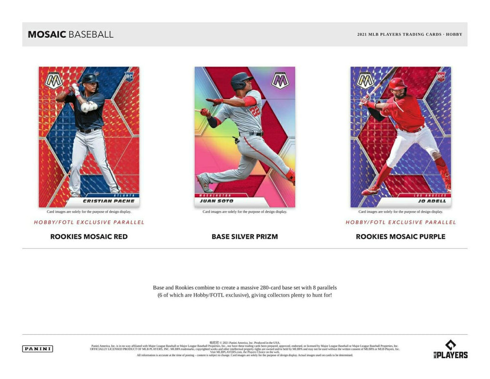 2021 Panini Mosaic Baseball Hobby Box Lifestyle