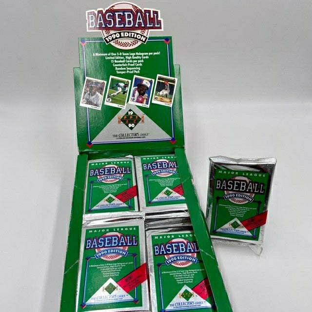 1990 Upper Deck Series 1 Baseball Vintage MLB Pack Taass for sale