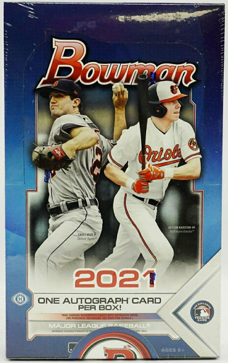 2021 Bowman Baseball Hobby Box MLB Taass US