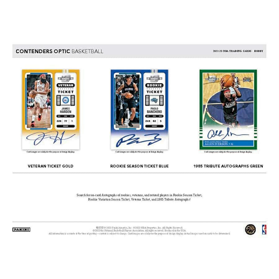 2022/23 Panini Contenders Optic Basketball NBA Hobby Box Lifestyle