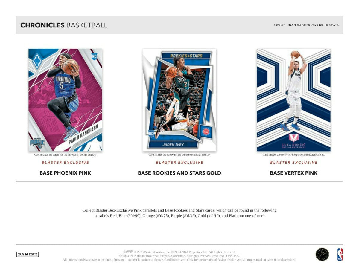2022/23 Panini Chronicles Basketball NBA Fat-Pack Box Classic