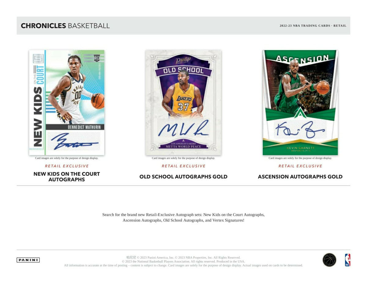 2022/23 Panini Chronicles Basketball NBA Fat-Pack Box Classic