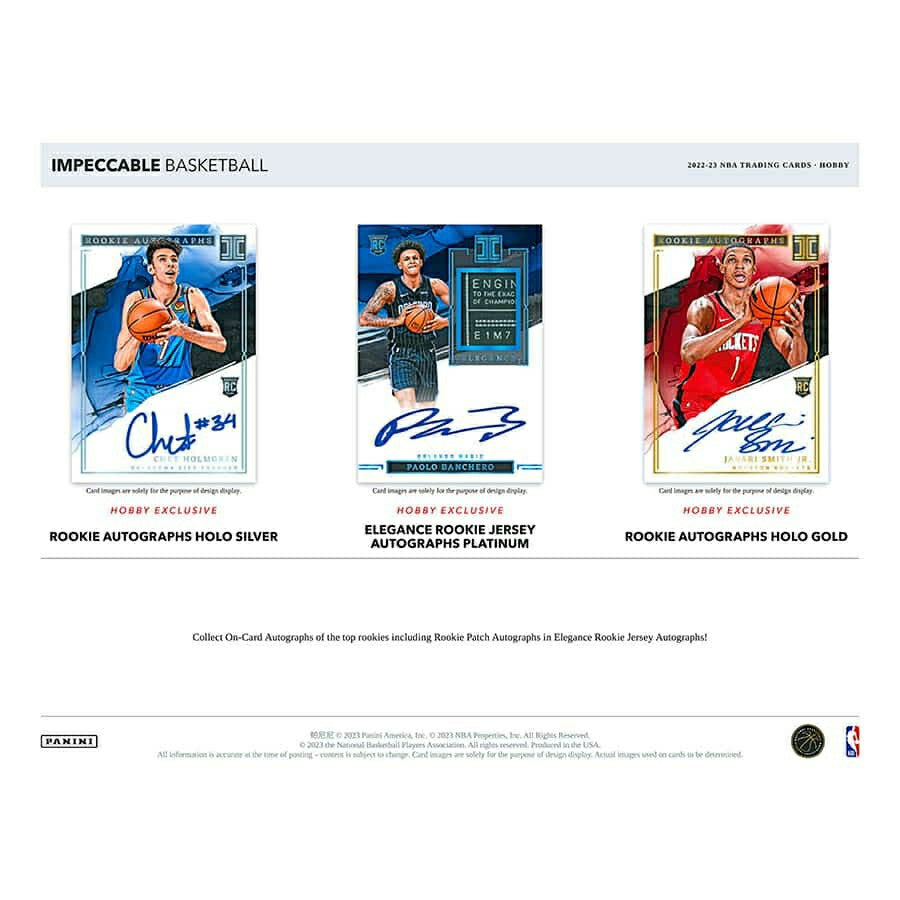 2022/23 Panini Impeccable Basketball NBA Hobby Box Fashion