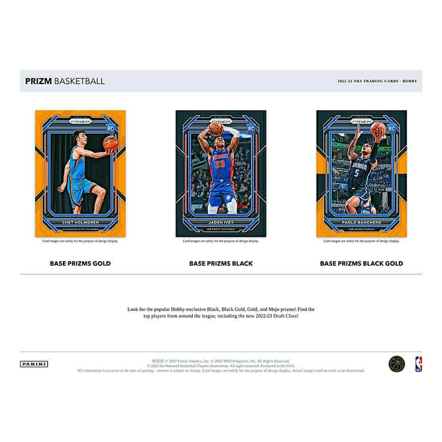 2022/23 Panini Prizm Basketball NBA Hobby Box Taass for sale