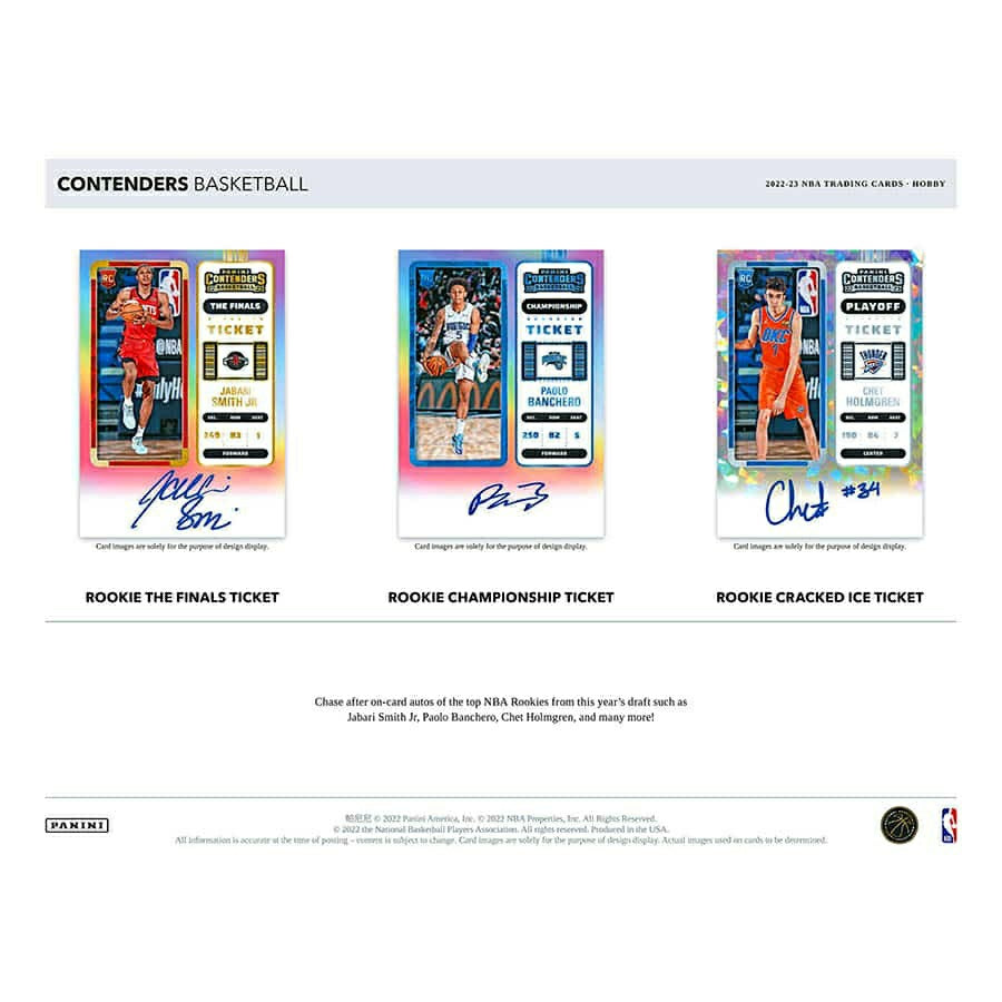 2022/23 Panini Contenders Basketball NBA Hobby Box Taass US