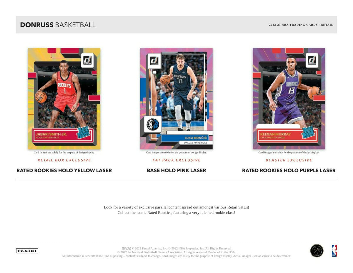 2022/23 Panini Donruss Basketball NBA Blaster Box Lifestyle
