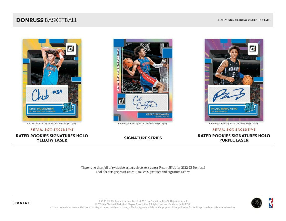 2022/23 Panini Donruss Basketball NBA Blaster Box Lifestyle