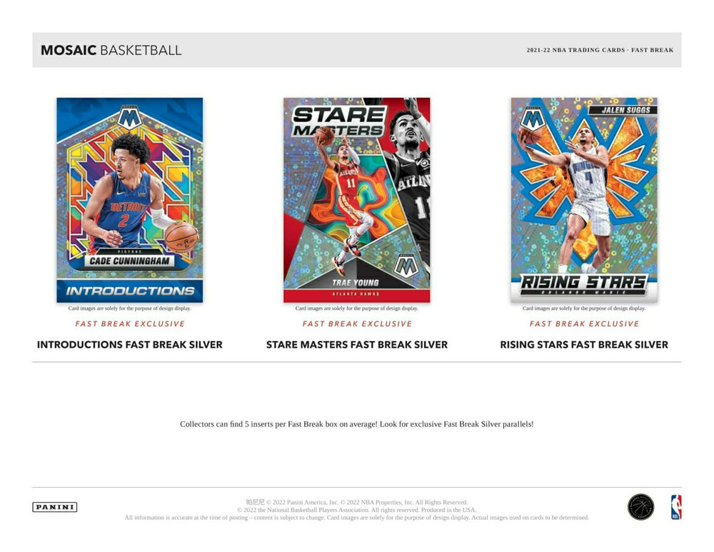 2021/22 Panini Mosaic Basketball NBA Fast Break Box Classic