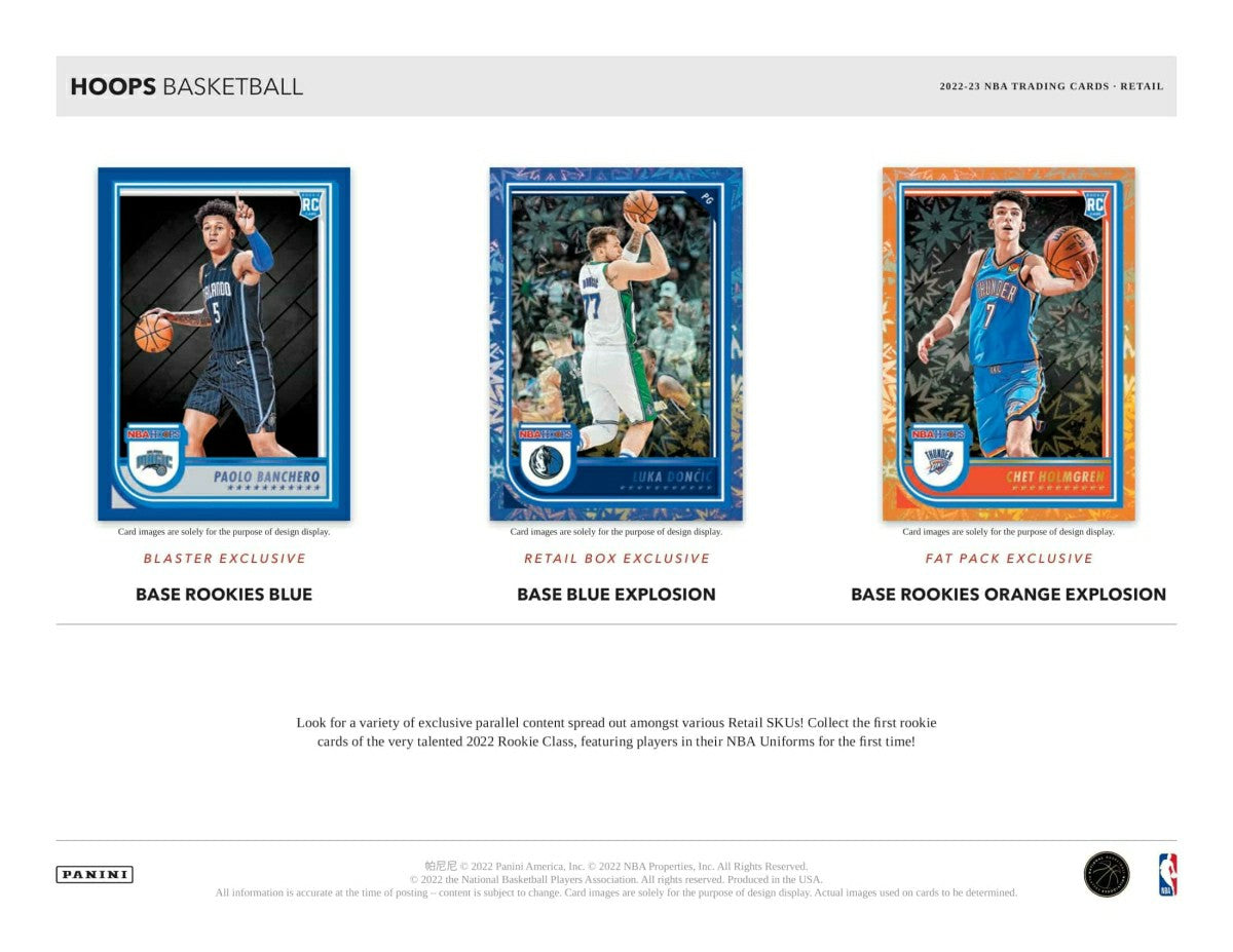 2022/23 Panini NBA Hoops Basketball Blaster Box Lifestyle