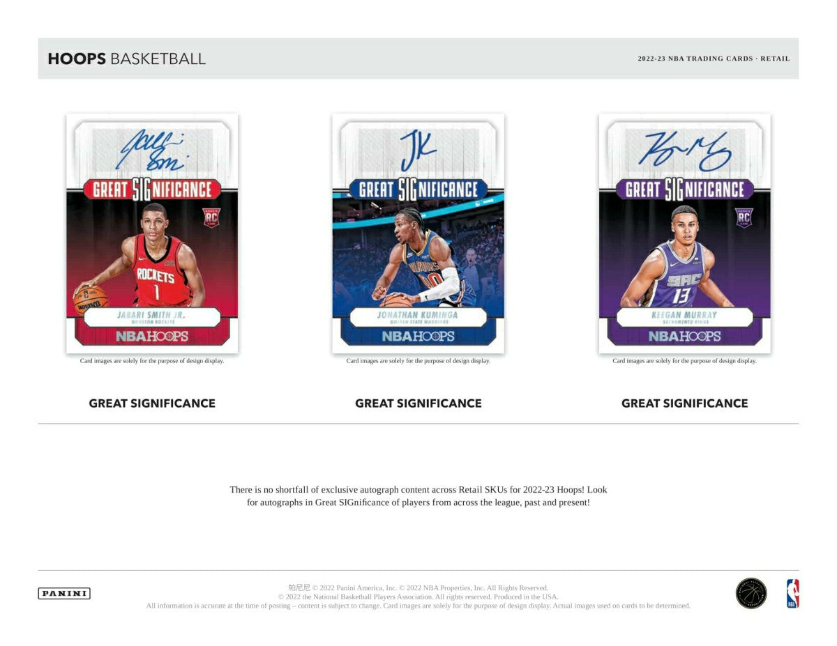 2022/23 Panini NBA Hoops Basketball Blaster Box Lifestyle