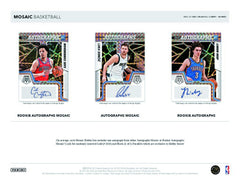 2021/22 Panini Mosaic Basketball NBA Hobby Box Taass sale