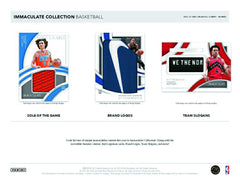 2021/22 Panini Immaculate Basketball NBA Hobby Box Taass for sale