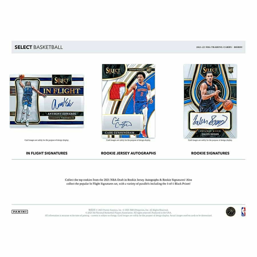 2021/22 Panini Select Basketball NBA Hobby Box Lifestyle
