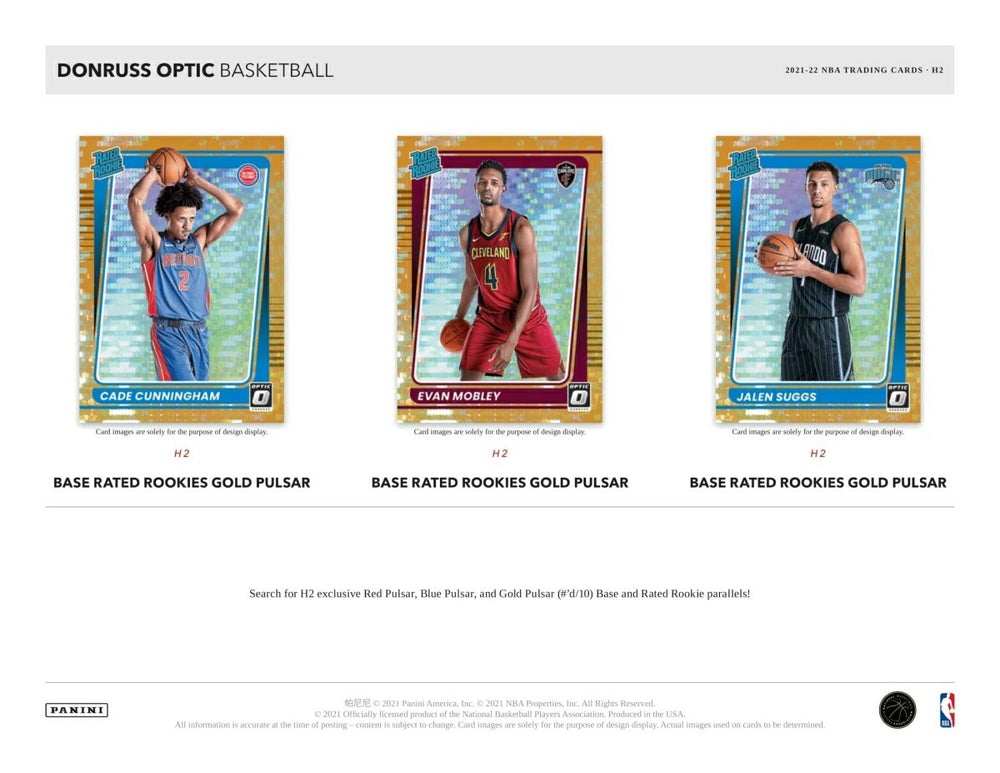 2021/22 Panini Donruss Optic H2 Basketball NBA Box Taass sale