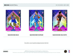 2021/22 Panini Recon Basketball NBA Hobby Box Taass sale