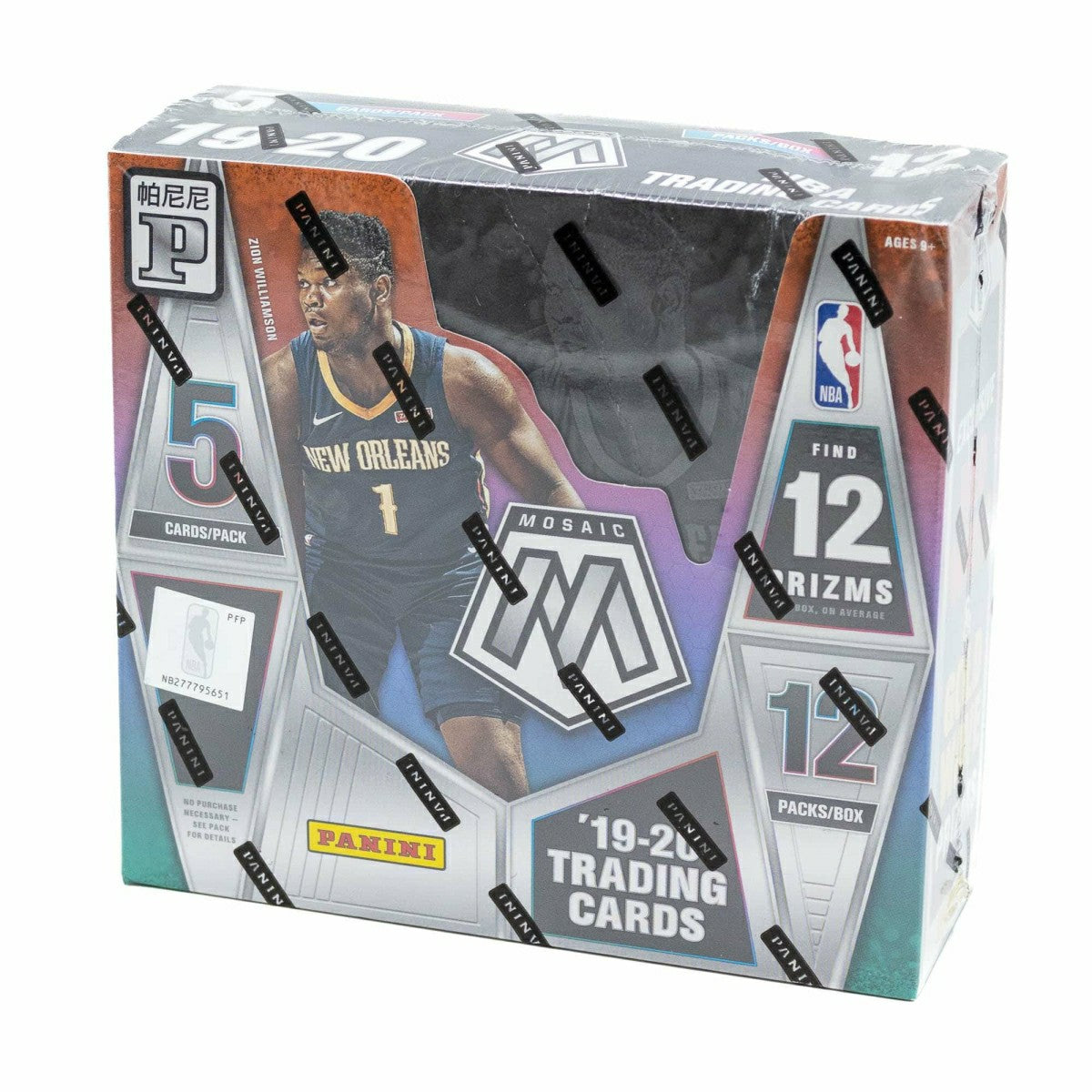 2019/20 Panini Mosaic Tmall Edition Basketball Hobby Box NBA Classic