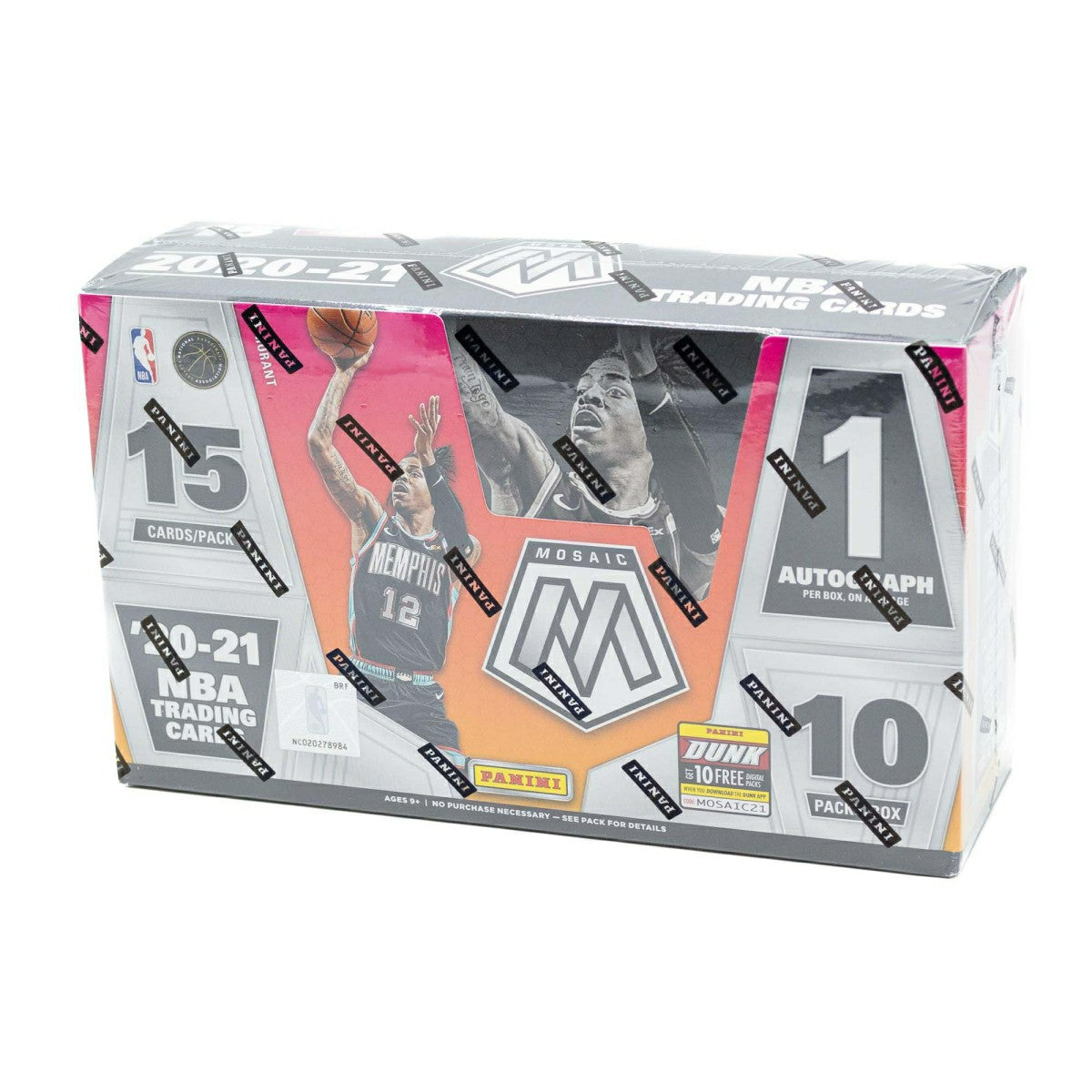 2020/21 Panini Mosaic Basketball Hobby Box NBA Lifestyle