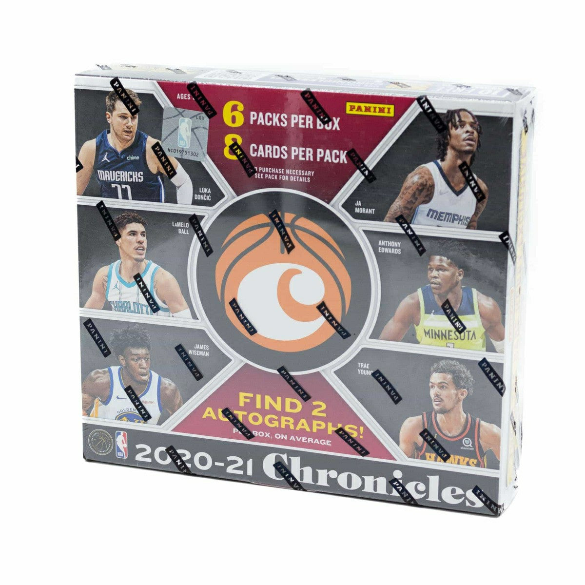 2020/21 Panini Chronicles Basketball Hobby Box NBA Taass US