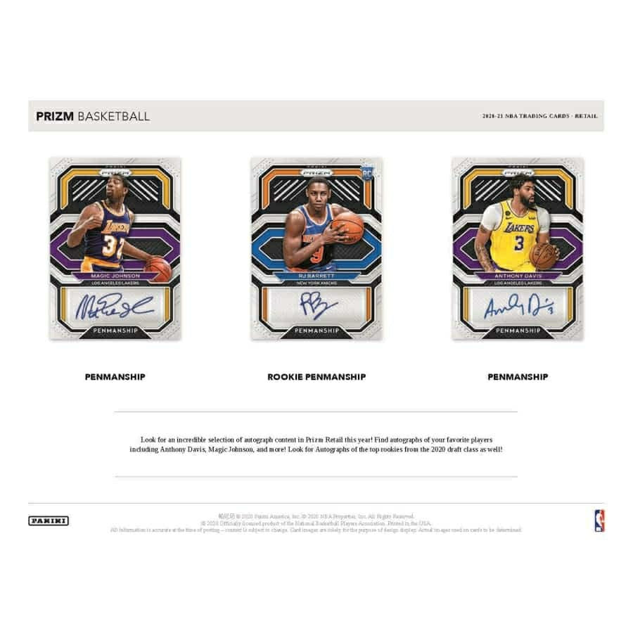 2020/21 Panini Prizm Basketball 6-Pack Blaster Box NBA Taass US
