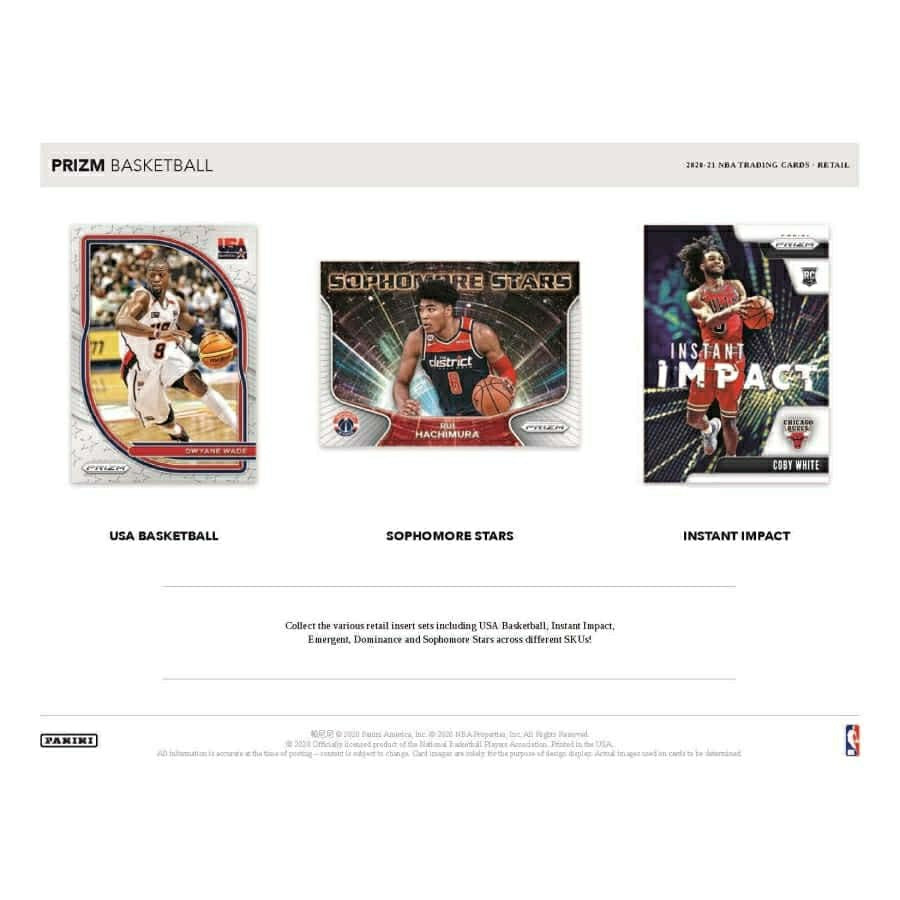 2020/21 Panini Prizm Basketball 6-Pack Blaster Box NBA Taass US