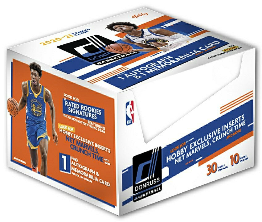 2020/21 Panini Donruss Basketball Hobby Box NBA Taass for sale
