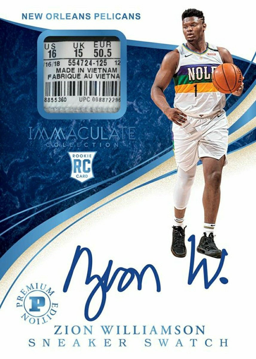2019/20 Panini Immaculate Basketball Hobby Box NBA Classic