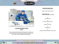 2020/21 Upper Deck Allure Hockey Hobby Box NHL Taass for sale