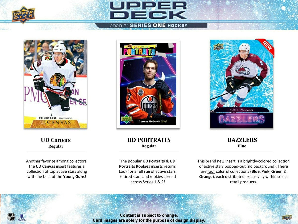 2020/21 Upper Deck Series 1 Hockey 24-Pack Box NHL Taass sale