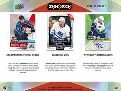 2020/21 Upper Deck Synergy Hockey Hobby Box NHL Taass US