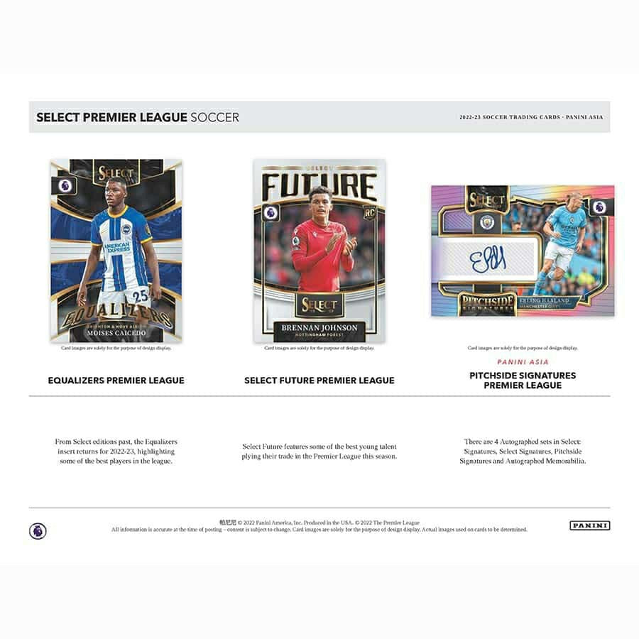 2022/23 Panini Select Premier League Soccer Asia Tmall Box Lifestyle