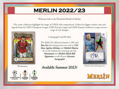 2022/23 Topps Merlin Chrome UEFA Club Competitions Soccer Hobby Box Taass US