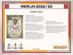 2022/23 Topps Merlin Chrome UEFA Club Competitions Soccer Hobby Box Taass US
