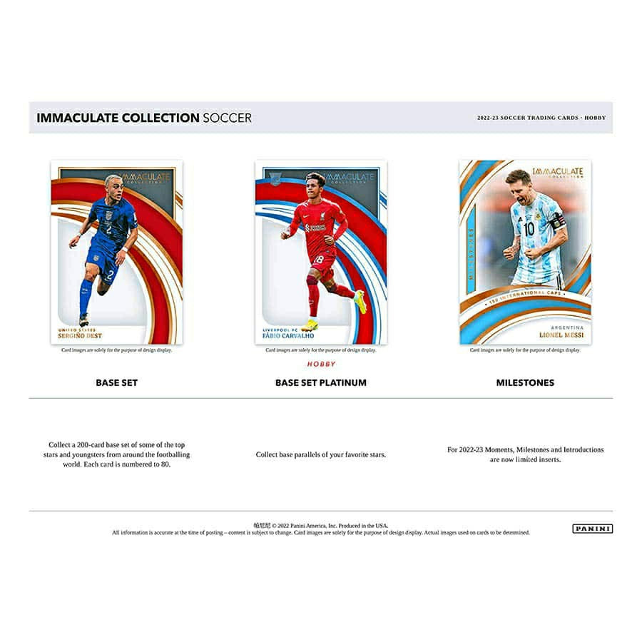2022/23 Panini Immaculate Soccer Hobby Box Classic