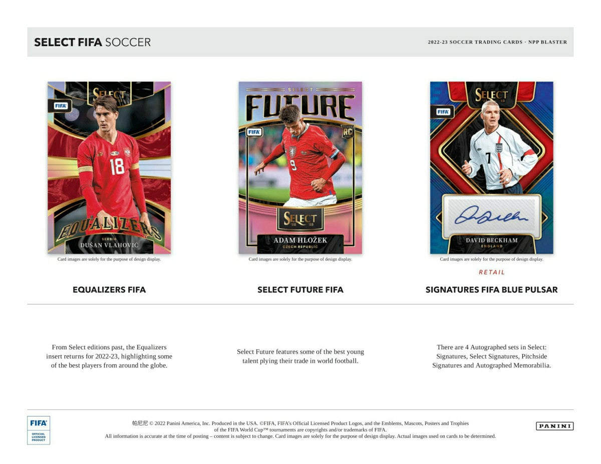 2022/23 Panini Select FIFA Soccer Blaster Box Lifestyle