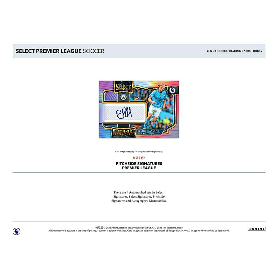 2022/23 Panini Select Premier League Soccer Hobby Box Taass US