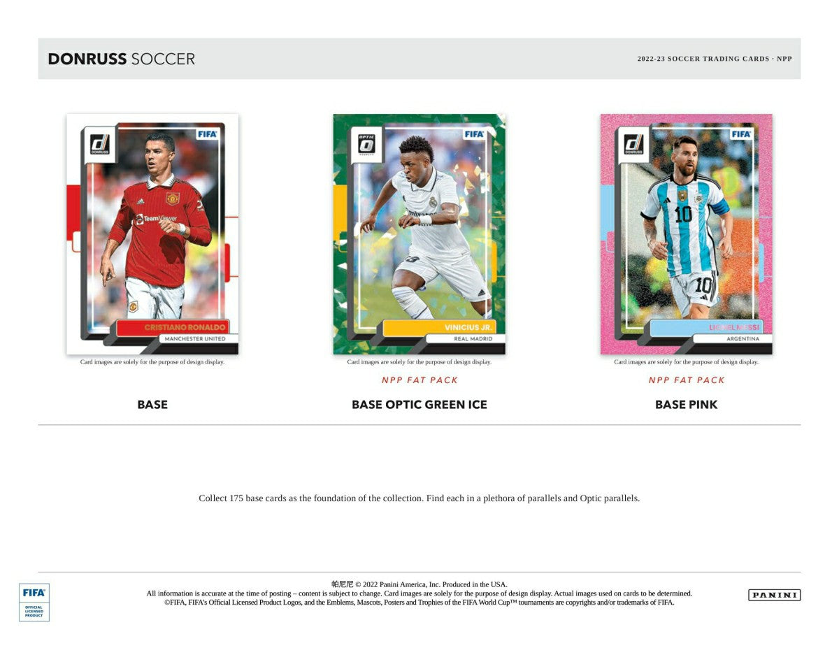 2022/23 Panini Donruss Soccer (Fußball) Fat-Pack Box Fashion