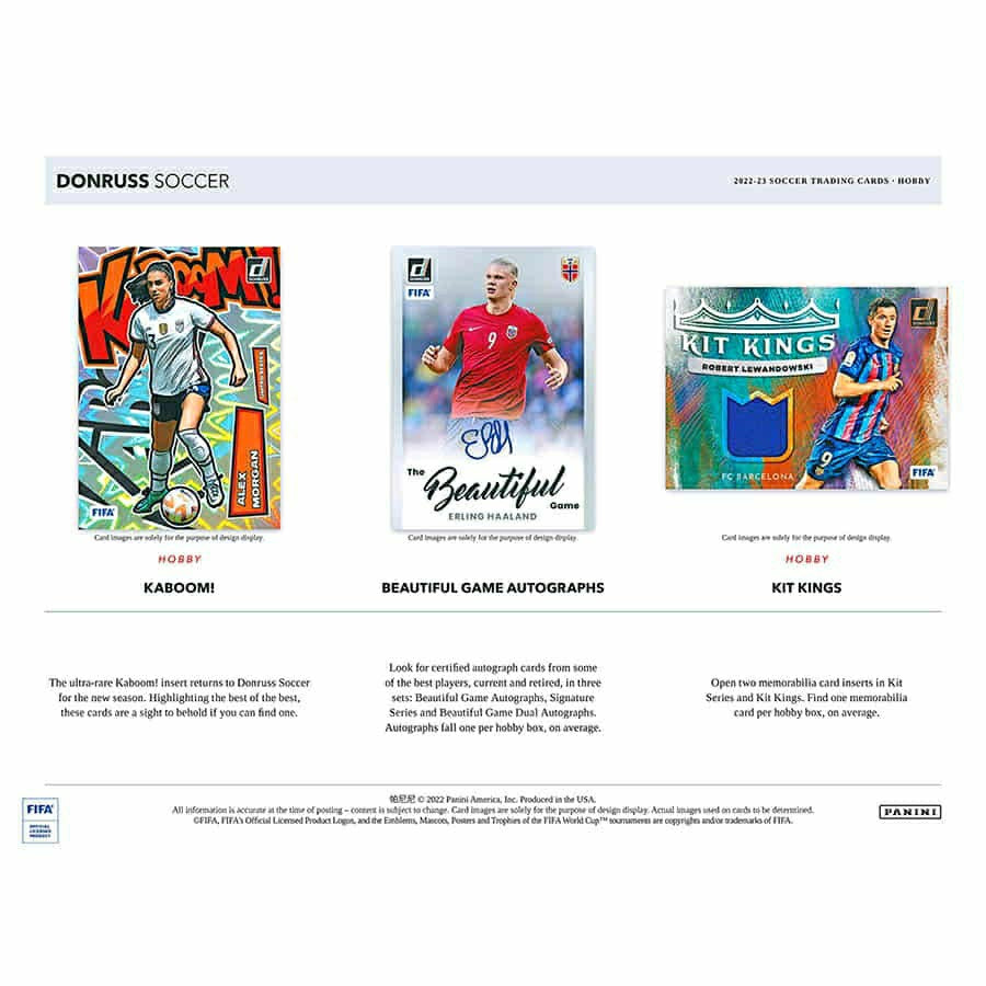 2022/23 Panini Donruss Soccer (Fußball) Hobby Box Taass sale