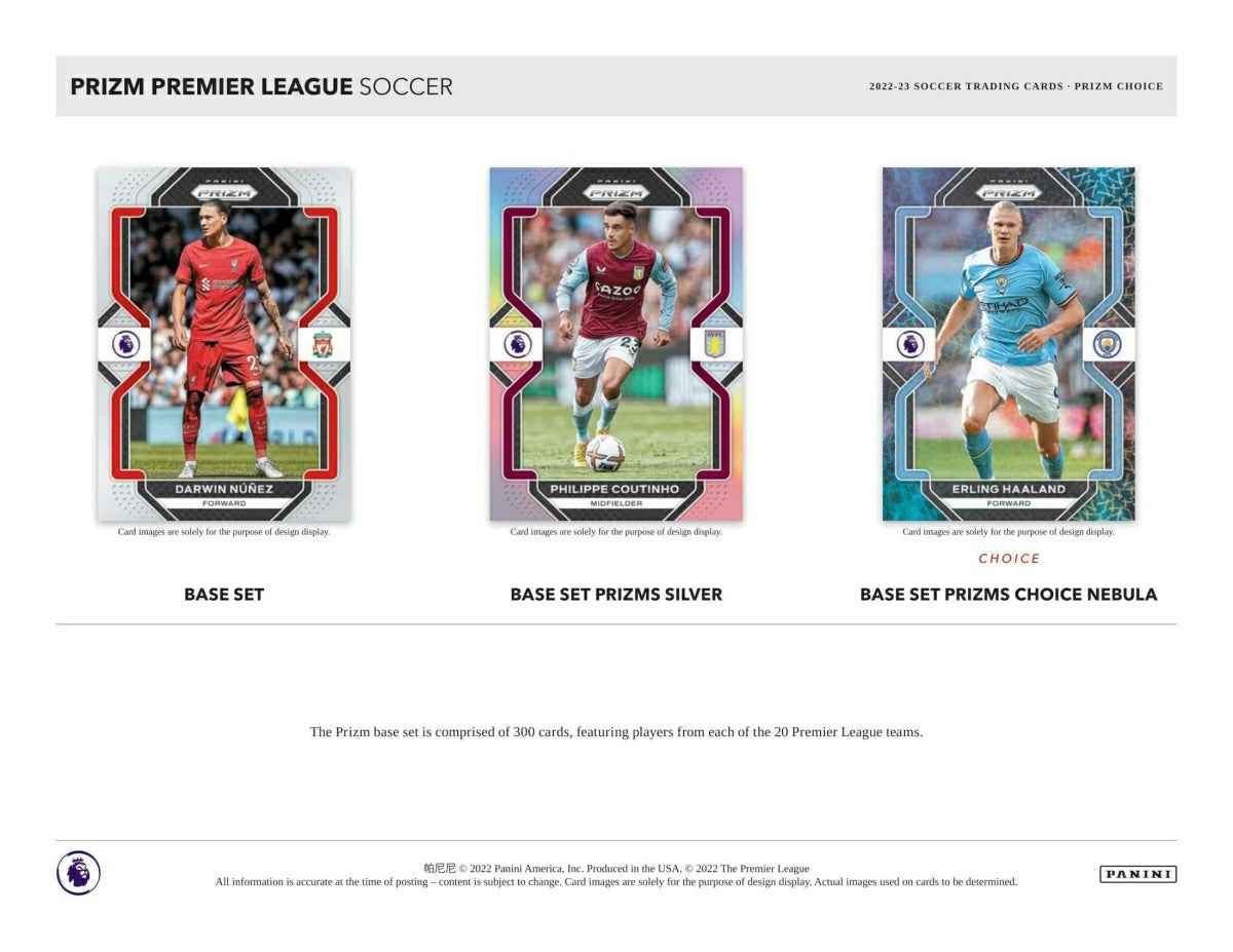 2022/23 Panini Prizm Premier League Soccer EPL Choice Box Taass US
