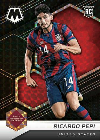 2021/22 Panini Mosaic Road to FIFA World Cup Soccer Blaster Box Fashion