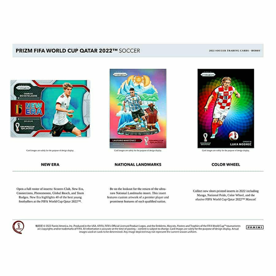 2022 Panini Prizm FIFA World Cup Soccer Hobby Box Lifestyle