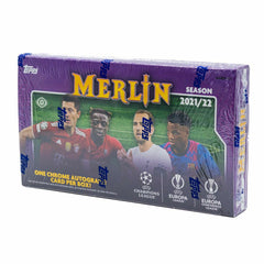 2021/22 Topps UEFA Champions League Merlin Chrome Soccer Hobby Box Taass US