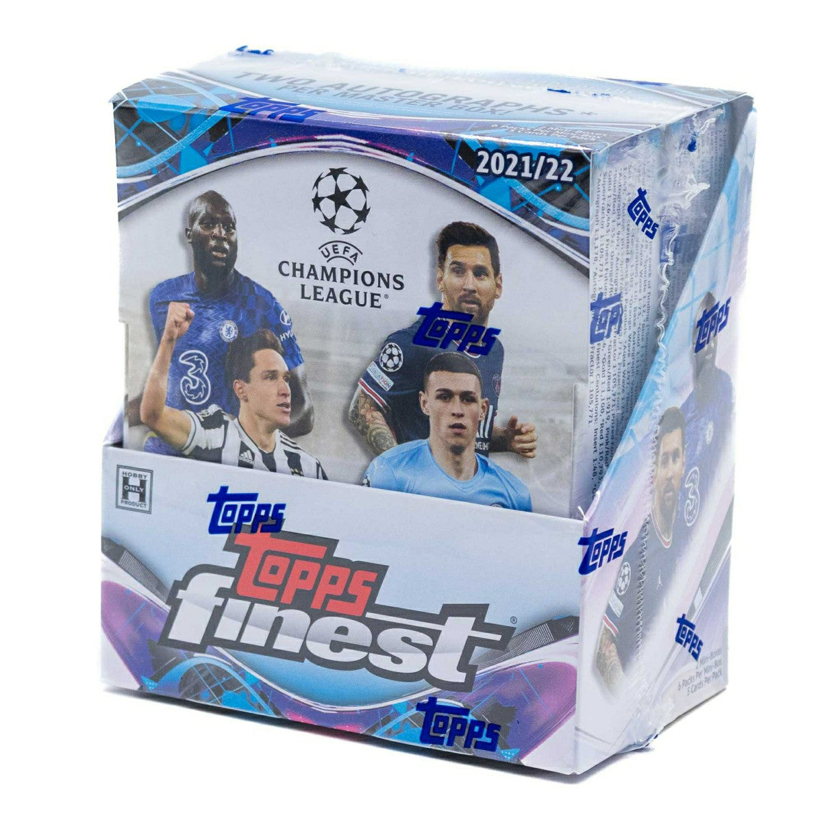 2021/22 Topps Finest UEFA Champions League Soccer Hobby Box Fashion