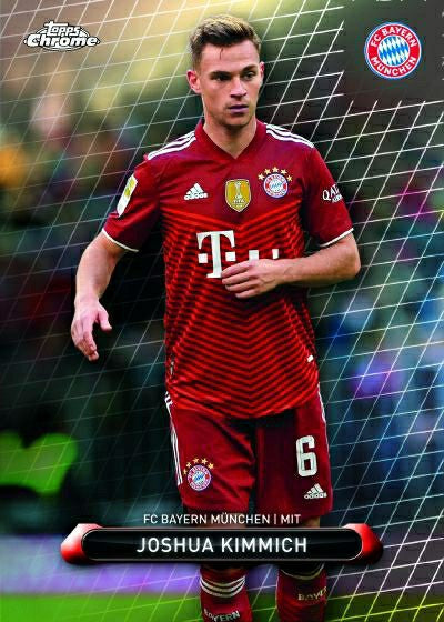 2022 Topps Chrome FC Bayern München Soccer (Fussball) Set Lifestyle