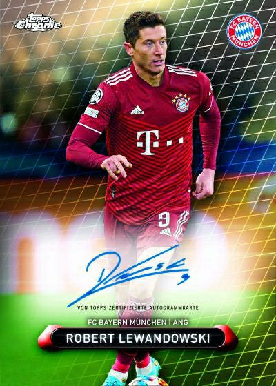 2022 Topps Chrome FC Bayern München Soccer (Fussball) Set Lifestyle