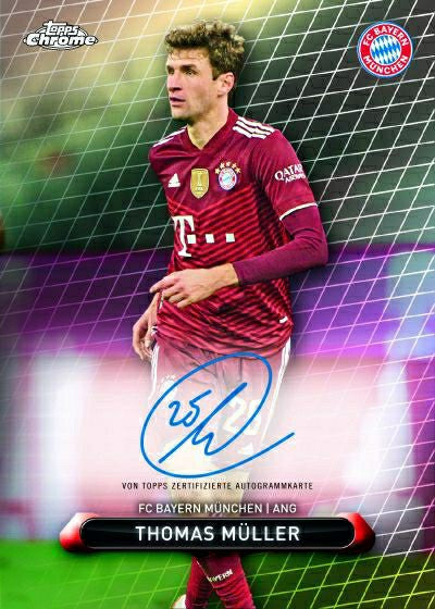 2022 Topps Chrome FC Bayern München Soccer (Fussball) Set Lifestyle
