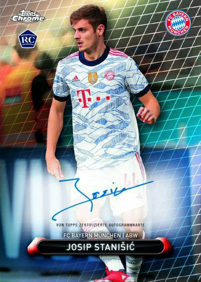 2022 Topps Chrome FC Bayern München Soccer (Fussball) Set Lifestyle
